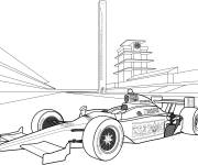 Coloriage Honda Formule 1