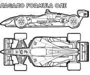 Coloriage Nagano Formule 1