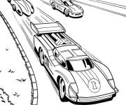 Coloriage et dessins gratuit Piste de course Formule 1 à imprimer