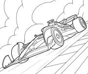 Coloriage Red Bull Max Verstappen de Formule1