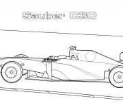 Coloriage Sauber C30 Formule 1