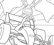 Coloriage Vainqueur de la course de Formule 1
