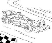 Coloriage Vainqueur de la F1
