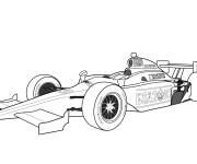 Coloriage Voiture Honda de Formule 1 &agrave; t&eacute;l&eacute;charger