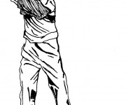Coloriage Golf adulte au crayon