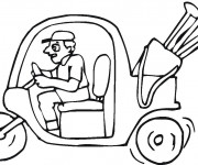 Coloriage Voiture de Golf