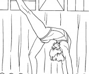 Coloriage Gymnastique maternelle