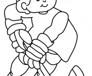 Coloriage Hockey pour enfant