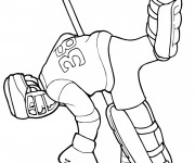 Coloriage Hockey sur glace &agrave; t&eacute;l&eacute;charger