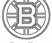 Coloriage Logo d'équipe de Hockey