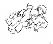 Coloriage Le Sport de Judo