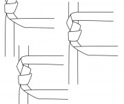 Coloriage Ceintures de Karaté à colorier