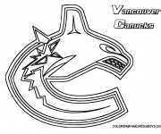 Coloriage et dessins gratuit Club Hockey sur glace au Canada à imprimer