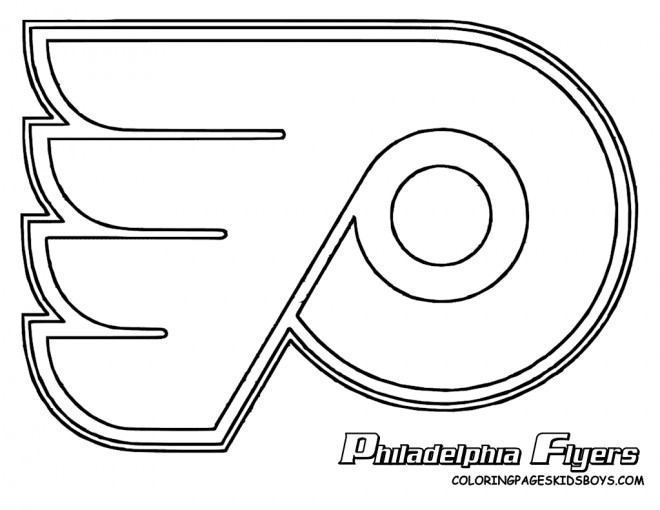 Coloriage et dessins gratuits Hockey Philadelphia Flyers à imprimer