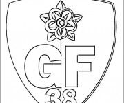 Coloriage Club de Foot Français Grenoble