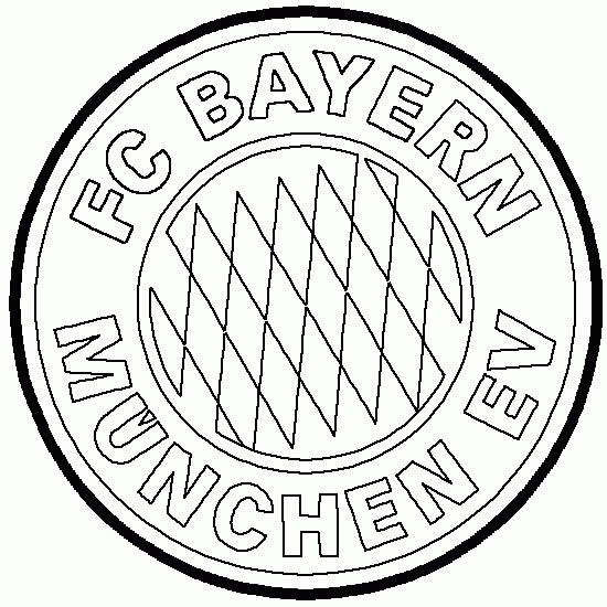 Coloriage Club Fc Bayern de Bundesliga dessin gratuit à imprimer