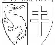 Coloriage F.C Metz Logo