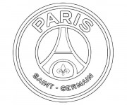 Coloriage et dessins gratuit Foot PSG à imprimer