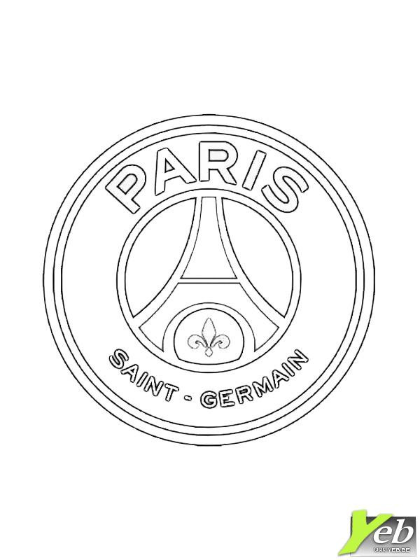 Coloriage Foot Psg Dessin Gratuit à Imprimer