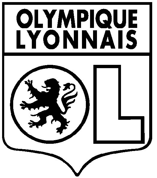 Coloriage Football Olympique Lyonnais Dessin Gratuit à Imprimer