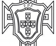 Coloriage La F&eacute;d&eacute;ration portugaise de football