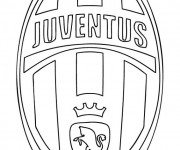 Coloriage La Juventus De Turin Dessin Gratuit à Imprimer