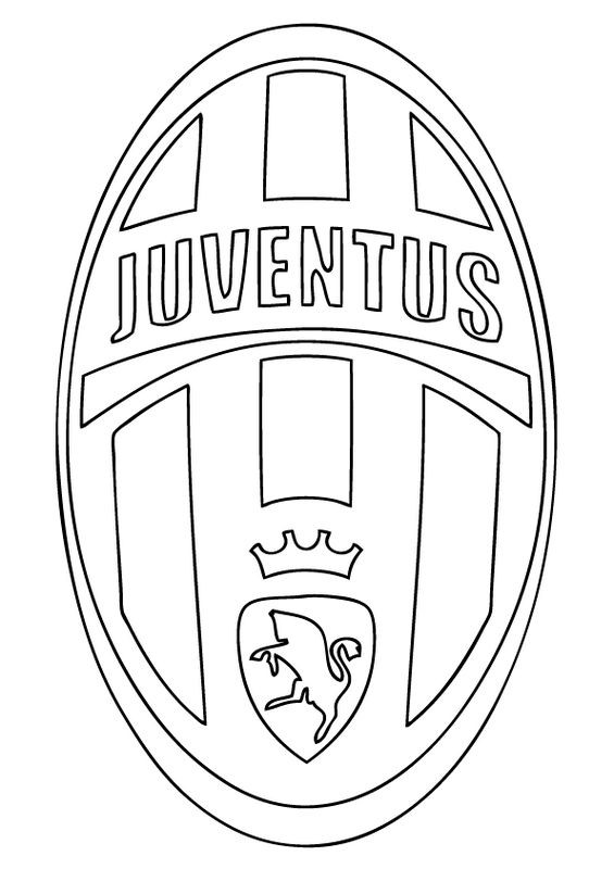  Coloriage  La Juventus  de turin dessin gratuit   imprimer