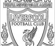 Coloriage Liverpool Premier League