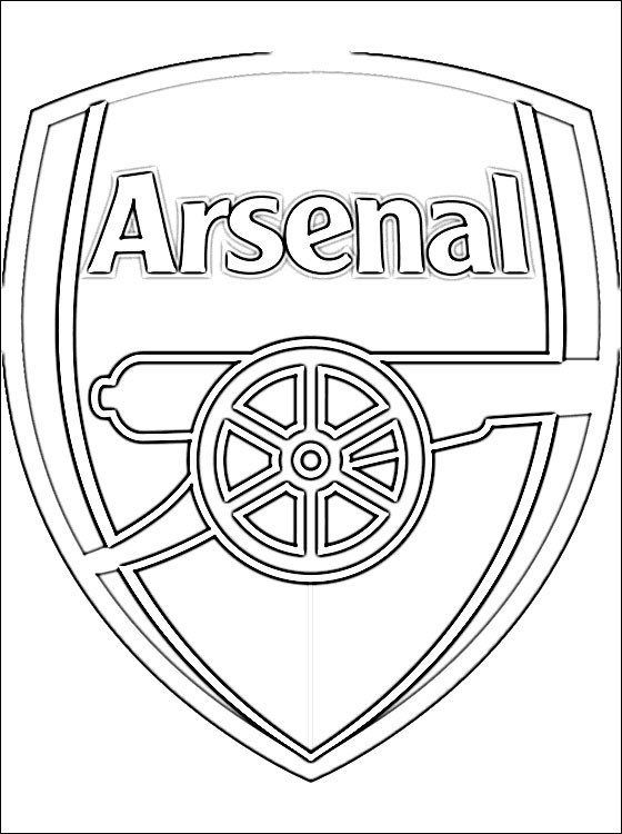  Coloriage  Logo  d Arsenal dessin gratuit   imprimer