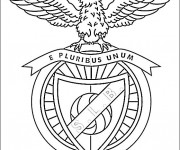 Coloriage Logo de Club de Benfica