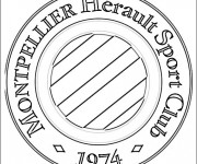 Coloriage Logo de Club de Montpellier