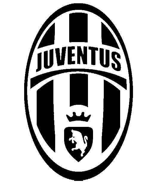  Coloriage  Logo  de Juventus  en noir et blanc dessin gratuit 