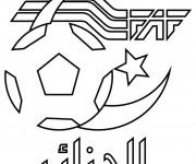 Coloriage Logo de L'équipe Algérienne