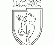 Coloriage Logo de L'équipe Lilloise