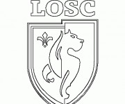 Coloriage Logo de L'&eacute;quipe Lilloise