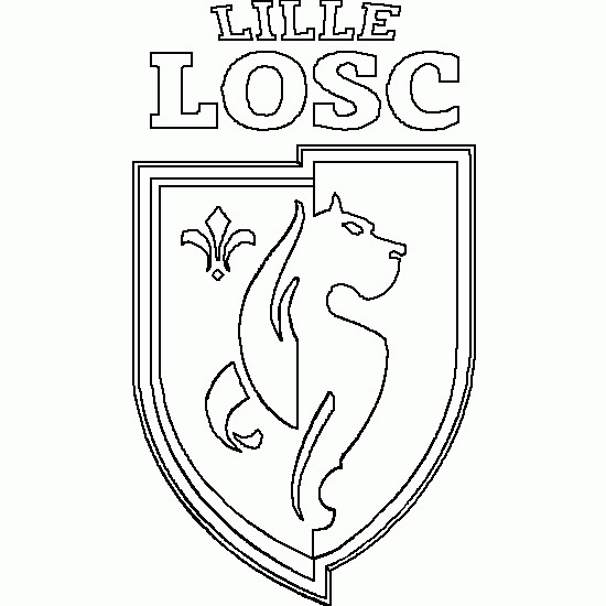 Coloriage et dessins gratuits Logo de L'équipe Lilloise à imprimer