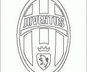 Coloriage Logo Juve Italien Dessin Gratuit à Imprimer