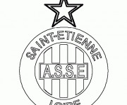 Coloriage Saint Etienne Football Français Dessin Gratuit à