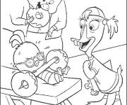 Coloriage et dessins gratuit Musculation pour enfant à imprimer