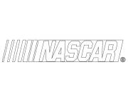 Coloriage Logo de Nascar