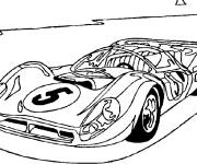Coloriage Voiture ancienne de Nascar