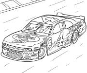 Coloriage Voiture Chevrolet Camaro de NASCAR de course