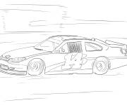 Coloriage Voiture de course NASCAR