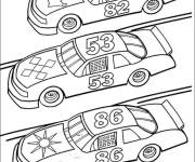 Coloriage Voiture nascar maternelle