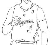 Coloriage et dessins gratuit Chris Paul de la NBA à imprimer
