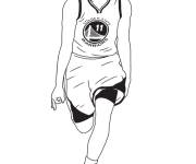 Coloriage Clay Thompson NBA
