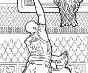 Coloriage Dunking de Kobe