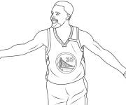 Coloriage Joueur de la league de NBA