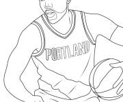 Coloriage Joueur de NBA