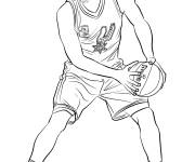 Coloriage Kawhi Leonard de la NBA